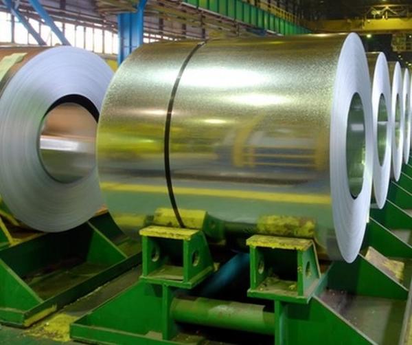 steel coil waiting to be coated
